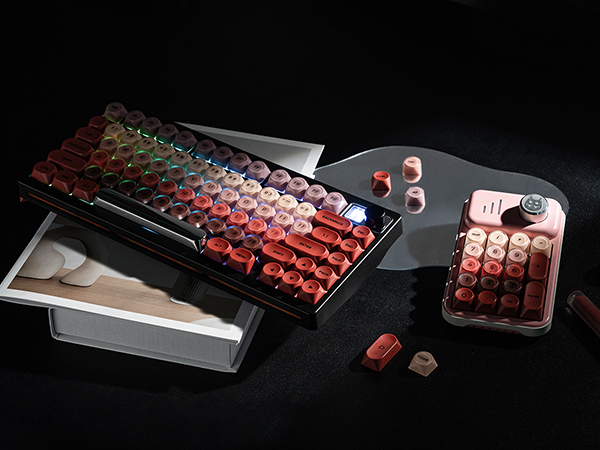 jelly keycaps that look elegant at any desk and feel smooth under fingertip