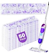 50 Count Disposable Mopping Pads Refills for PowerMop Mopping Pads Multi-Surface Household Replac...