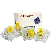 Gateron 70Pcs G pro 3.0 Mechanical Keyboard MX Silent Switch,Linear pre lubed RGB SMD Gaming Keyb...