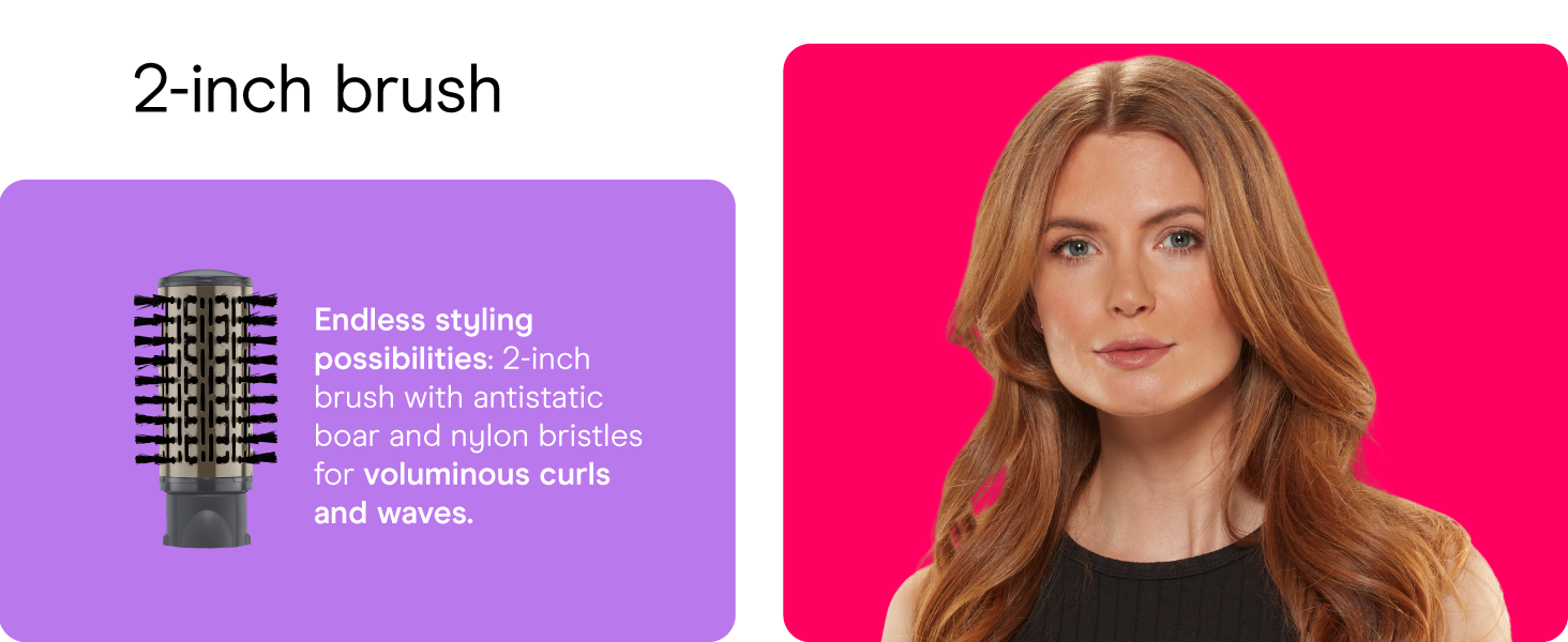 Conair infiniti hot air spin brush set dryer tourmaline ceramic ions less frizz healthy hair.