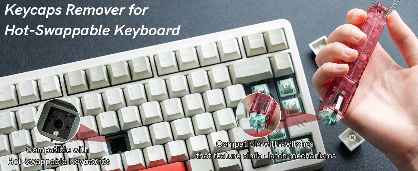 Keycaps Remover for Hot-Swappable Keyboard