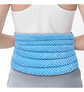 NEWGO Microwavable Heating Pad for Back, Moist Heat for Back Pain Relief, Hot Therapy Back Wrap f...