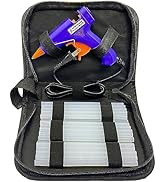 Hot Glue Gun Kit, Mini Hot Melt Glue Gun for Crafts with 30 Glue Sticks and Carry Case, Hot Mini ...