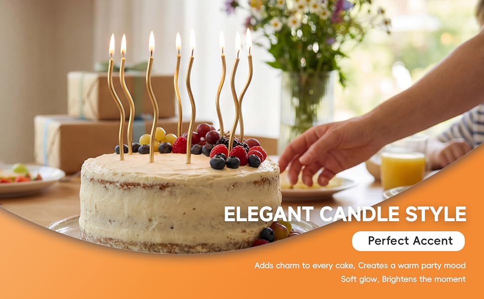 30 Sticks Birthday Candles for Cake