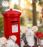 4 Pack Christmas Felt Mice