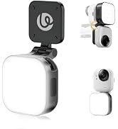 Ulanzi IN07 Mini Magnetic LED Vlogging Light for Insta360 GO Ultra Accessories, 1/4" Thread IPX4 ...