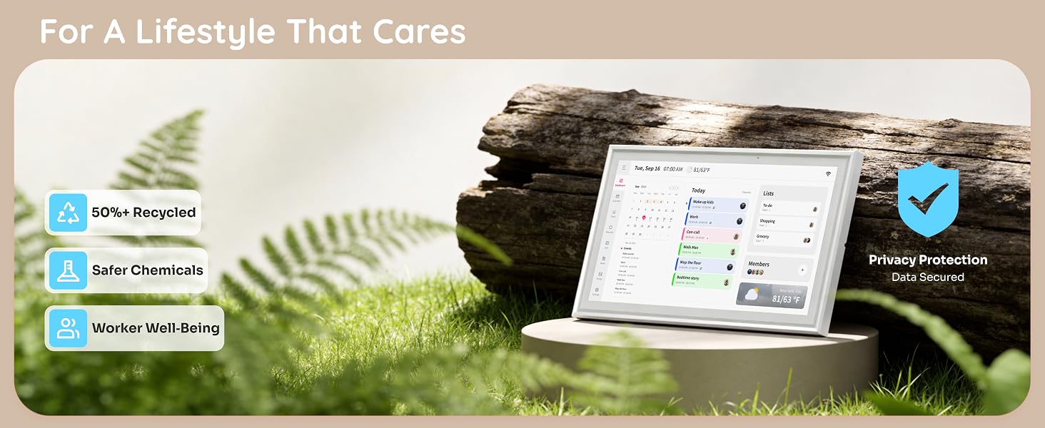 smart digital wall calendars touchscreen