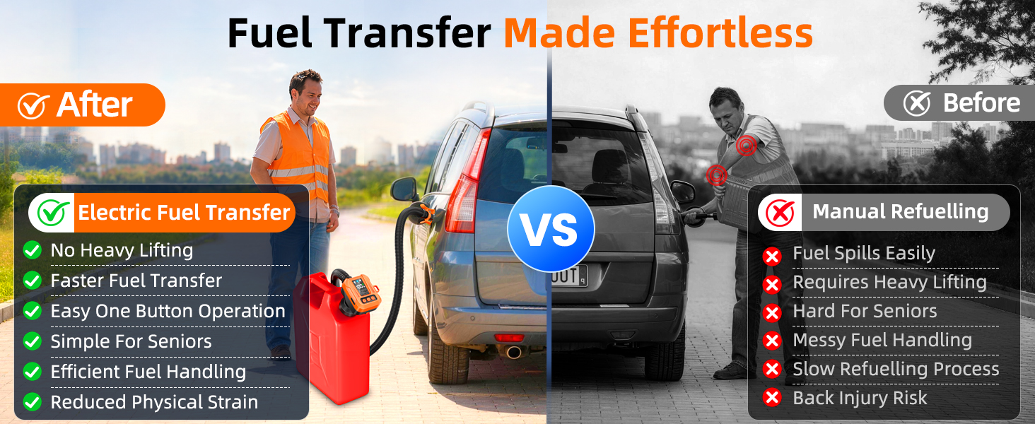 cordless fuel transfer pump