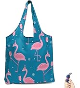 BeeGreen Reusable Grocery Shopping Bag -Travel Tote Bag - Foldable Compact Sturdy Bags