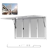 VEVOR Concession Window 60x36 in, Aluminum Alloy Service Windows for Food Truck, Up to 85 Degrees...