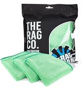 The Rag Company - Premium FTW Microfiber Cleaning Towels for Glass, Windows, Mirrors, Polished Su...