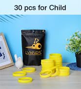 LVNRIDS 30 PCS Silicone Bracelets Wristbands for kid, Sports Rubber Elastic Wristband Bracelet fo...