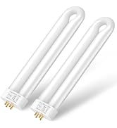 GOOTOP Replacement Bulb for Zap T6 Pro, K15, T9, X3 Bug Zapper Outdoor, 15W, 4-Pin Base, U Shaped...