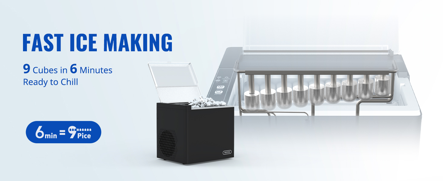 fast ice making ice makers