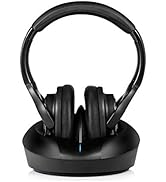 ZANCHIE Wireless TV Headphones Over Ear Headsets-RF Transmitter Charging Dock, Hi-Fi Stereo Cordl...