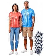 Hagon PRO Disposable Rain Ponchos for Adults (5 Pack)