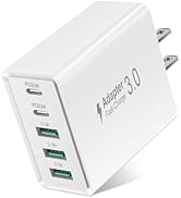 USB C Charger Block 50W Type C Fast Charging Blocks Multiport USB Wall Charger Plug Power Adapter...