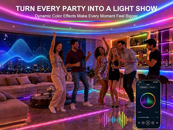 TURN EVERY PARTY INTO A LIGHT SHOW