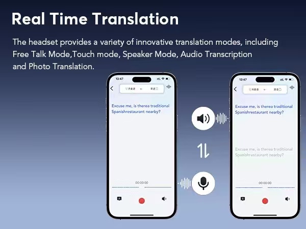 translation earbuds real time