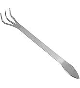 Bonsai Rake Lightweight 3-Prong Stainless Steel Root Rake Loosen Soil Bonsai Tree Toool with Ergo...