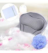 Bath Pillow Bathtub Pillow, Besititli Spa Bath Pillows for Tub Neck and Back Support, 4D Air Mesh...