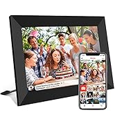 FRAMEO 10.1 Inch Smart WiFi Digital Photo Frame 1280x800 IPS LCD Touch Screen, Auto-Rotate Portra...