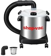 Shop-Vac Dust Collector with 5 Gallon Stainless Steel Tank, Movable Bucket for Woodworking, Easy ...
