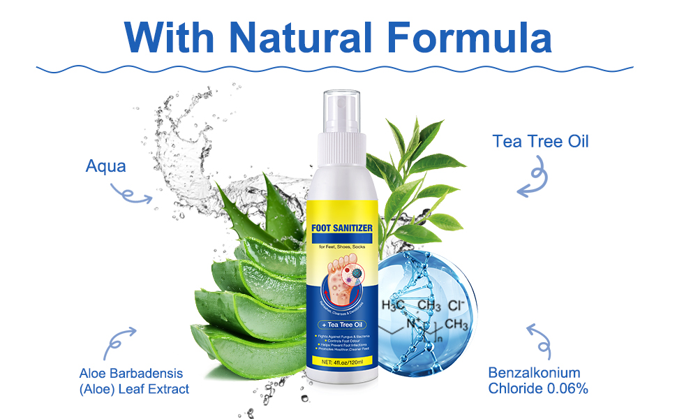 Tea Tree Oil Foot Disinfectant Spray
