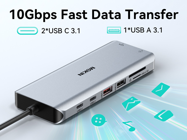 10Gbps docking station