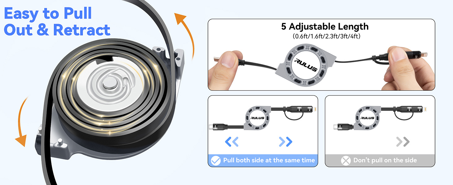 usb c multi charging cable