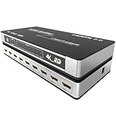 KAGO HDMI Splitter - HDMI Splitter 1 in 8 Out,8 Way Premium Quality Outputs,High Resolutions Supp...