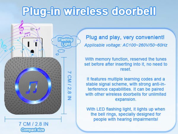 wireless doorbell chime