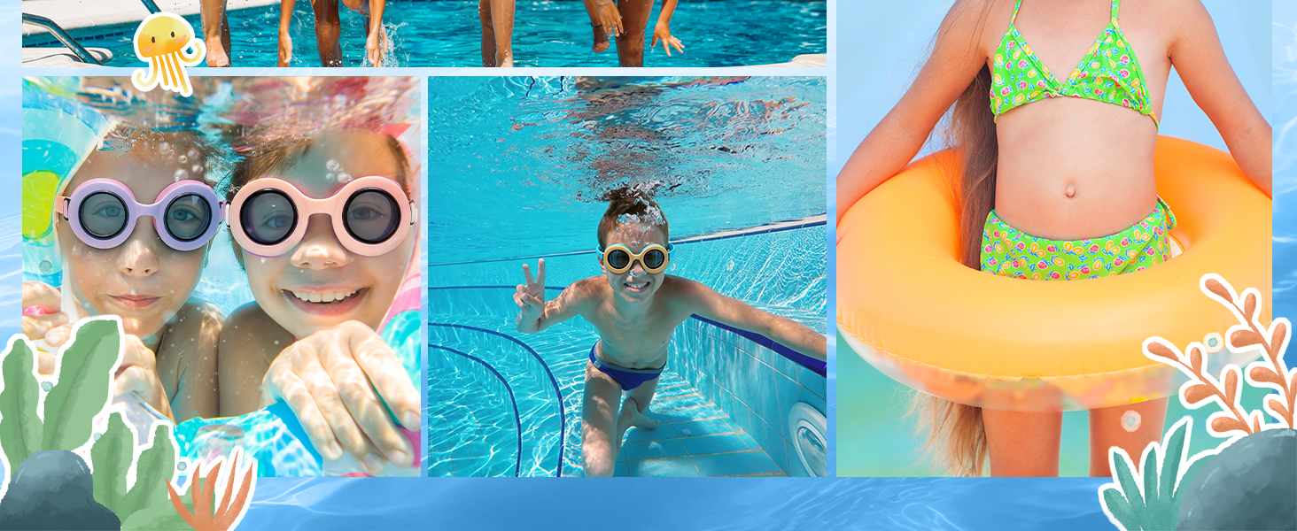 swim goggles for kids 8-14