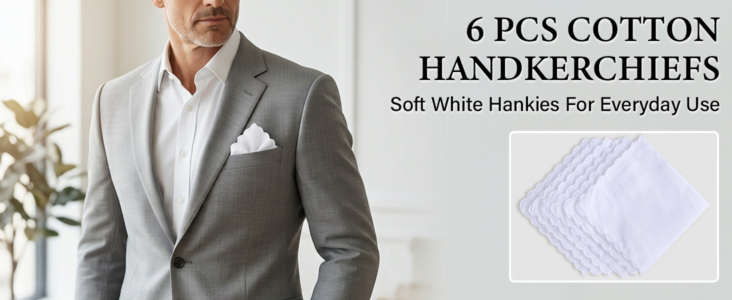 white handkerchief