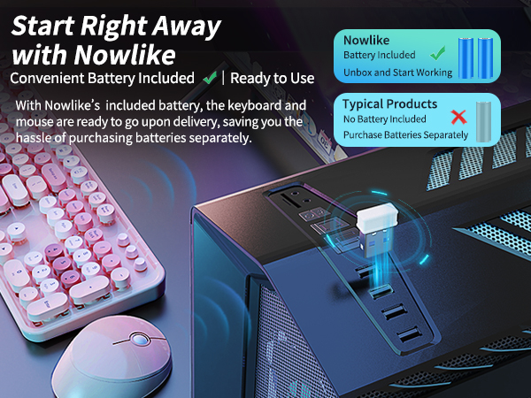 wireless keyboard and mouse combo