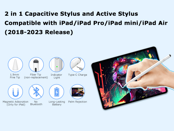 Apple Pencil, iPad Pencil, Apple Pen, iPad Pen, stylus for iPad
