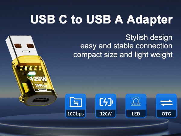 usb c female to usb male adapter