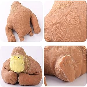 Squeeze Brown Gorilla Fidgets Toy