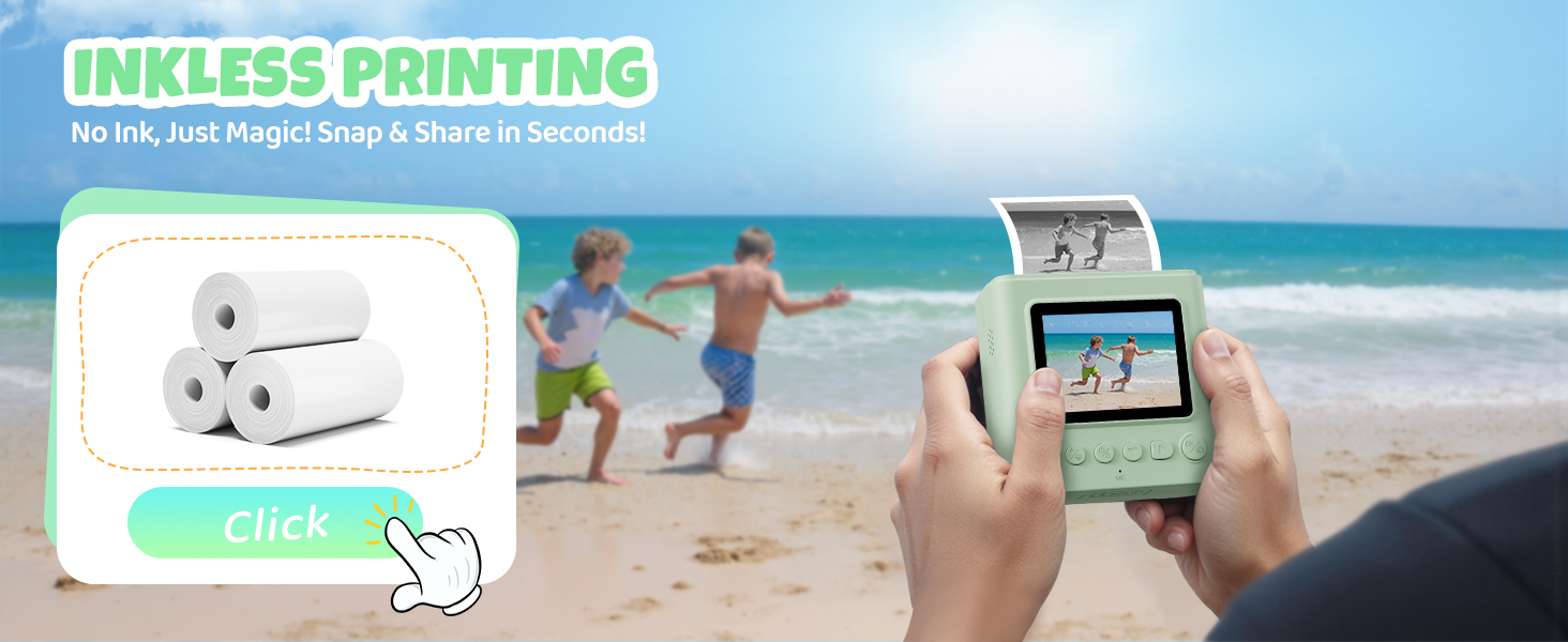 Kids Camera Instant Print