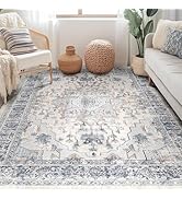 BESTSWEETIE Area Rug 5x7 Rugs for Living Room 5 x 7 Washable Rugs Non Slip Vintage Boho Living Ro...