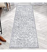 Pauwer Farmhouse Runner Rug 2x6 Kitchen Washable Throw Rugs Non Slip Hallway Runner Soft Fluffy L...