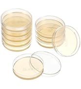 Angoily 10Pcs Science Prepoured Agar Plates, 2. 75 Inch Petri Dishes with Agar, Sterilized, for S...