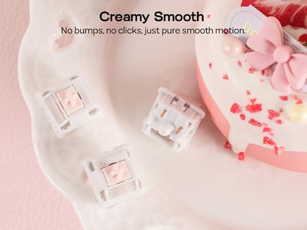 EPOMAKER Cream Marble Linear Mechanical Switch