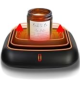 PUSEE Large Candle Warmer Plate with 6H Auto Shut Off, Coffee Mug Warmer with 3 Temp Settings,Wax...