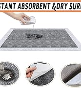 GINIDEAR Guinea Pig Bedding, Disposable Guinea Pig Cage Liners, Charcoal Odor Controlling Absorbe...