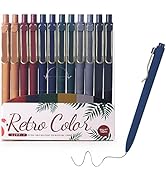 Black Pens, WY WENYUAN Fine Point Smooth Writing Pens, Personalized Ballpoint Pens Bulk, Flair Te...