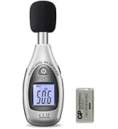 Decibel Meter, CEM Digital Sound Level Meter 40 – 130 dB Audio Noise Measure Device Backlight MAX...