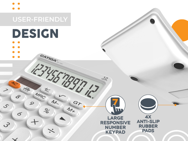 4 function desktop calculator large big buttons office calculators big display calculator