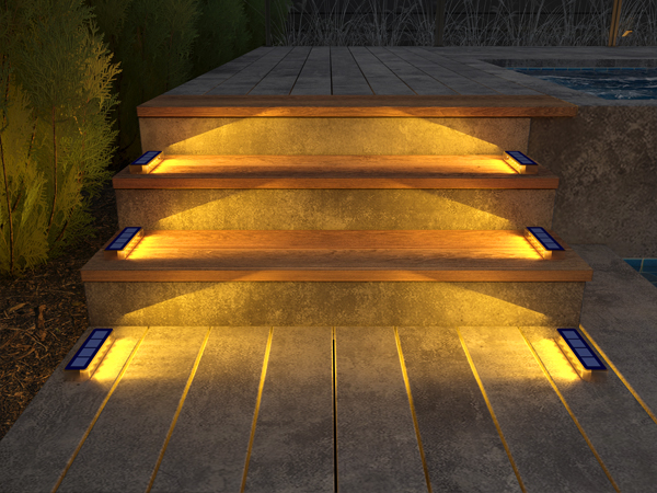 solar stair lights
