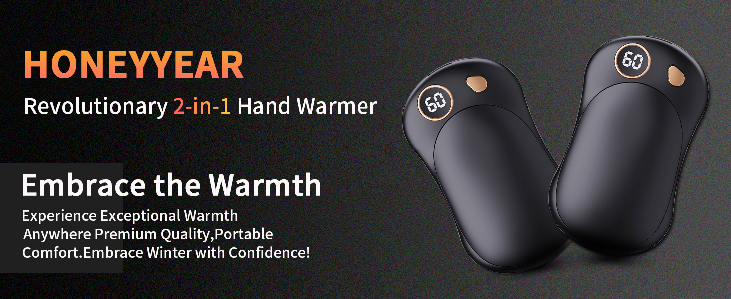 HONEYYEAR Revolutionary 2-in-1 Hand Warmer